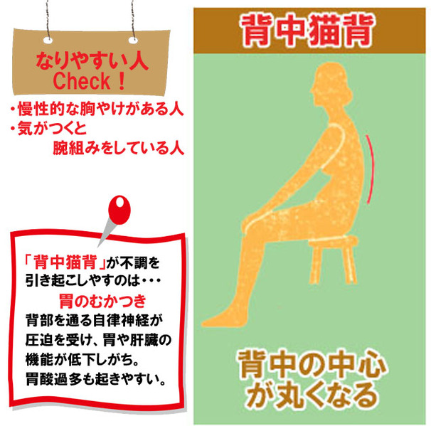 筋肉の痛みだけでなく胃や肝臓などの不調も